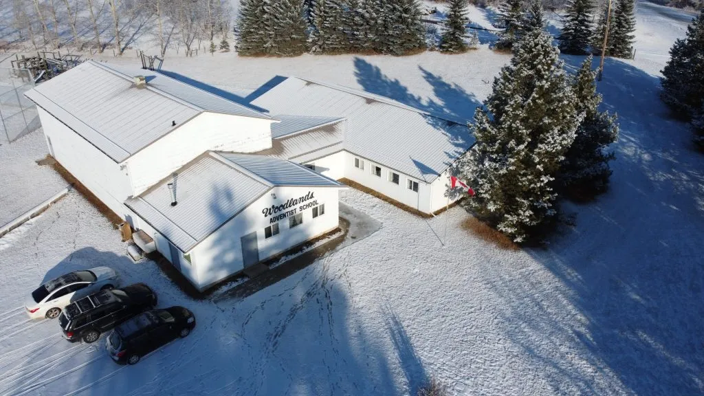 Woodlands Adventist School campus in Ponoka, Alberta